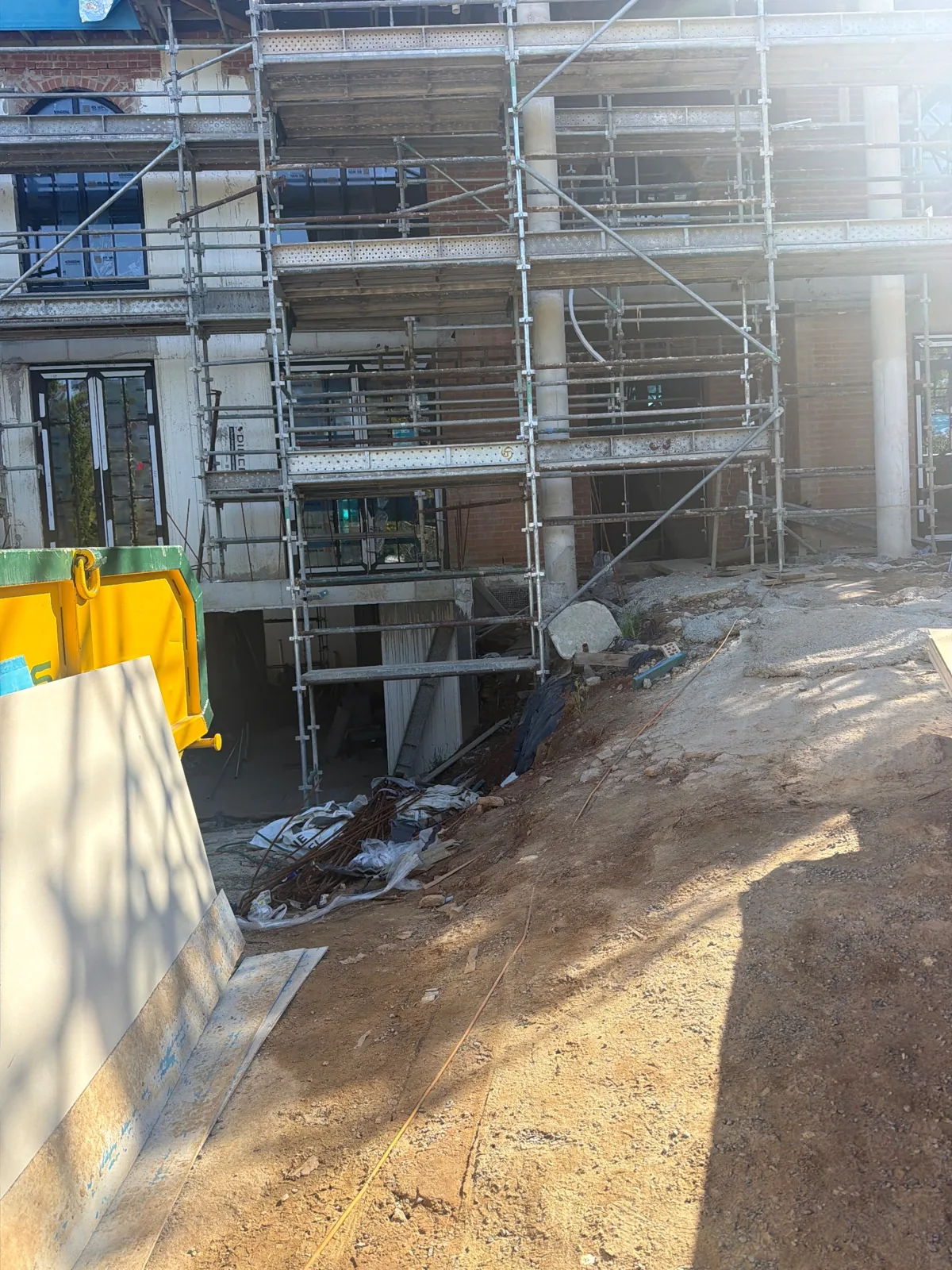 House exterior and scaffolding at 14 Wolsten Avenue · 2026-10-01